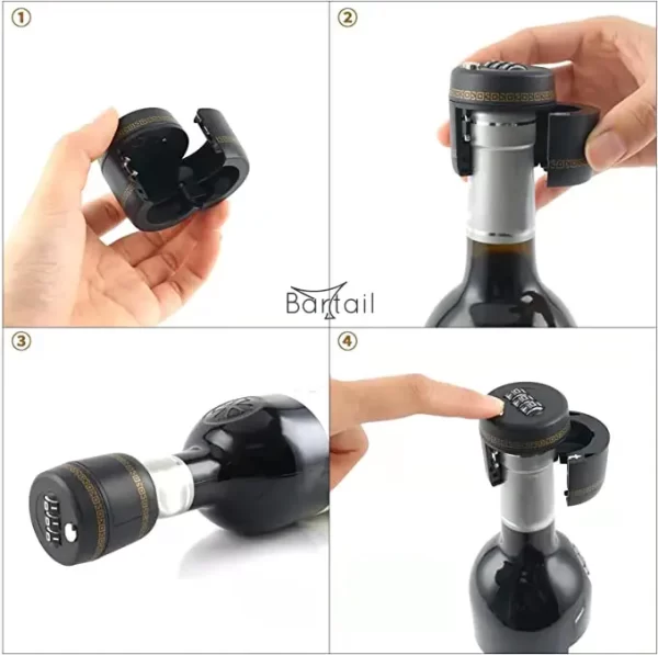 Candado para botellas de vino | Cerradura de combinación para botellas de vino