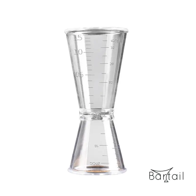 jigger japonés tipo trasparente