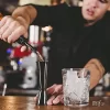 Juego de coctelera Boston negro de 11 piezas | Juego de coctelera mezcladora de bebidas